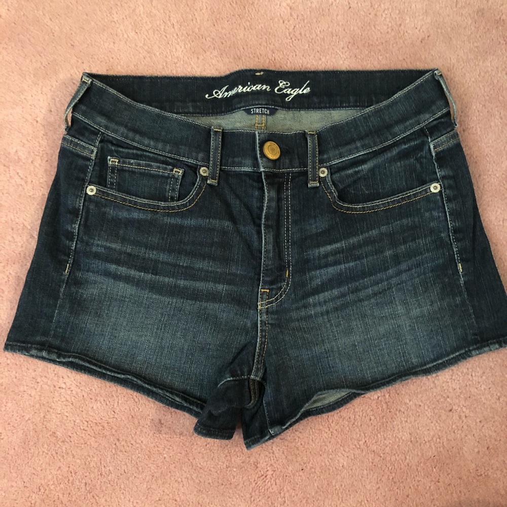 American Eagle High Waisted Stretch Jean Shorts